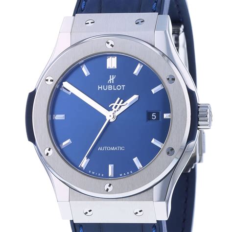 hublot classic fusion all blue|hublot classic fusion titanium 42mm.